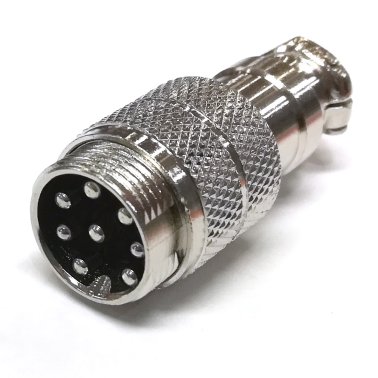 Connettore microfonico 8 Pin MASCHIO volante schermato