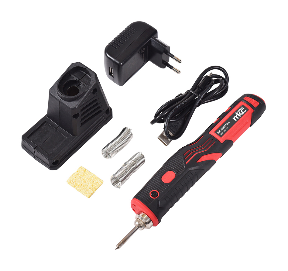 MK-006A/12W Kit Saldatore Stilo portatile wireless ricaricabile USB-C - immagine 2