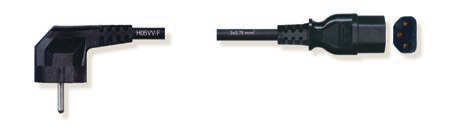 TASKER 211 CAVETTO ALIMENTAZIONE 3x0,75 NERO - MT. 2