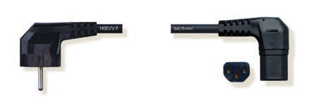 TASKER 217 CAVETTO DI ALIMENTAZIONE 3x0,75 NERO - MT. 2