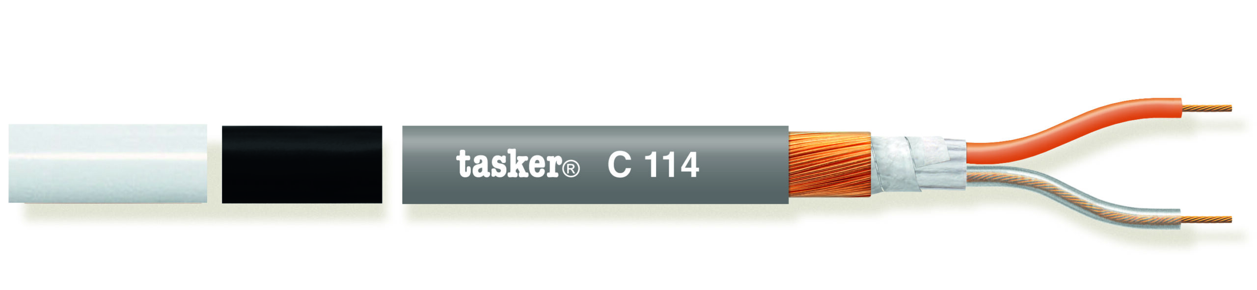 TASKER CAVO C114 2x0,25 NERO - BOB. MT. 300