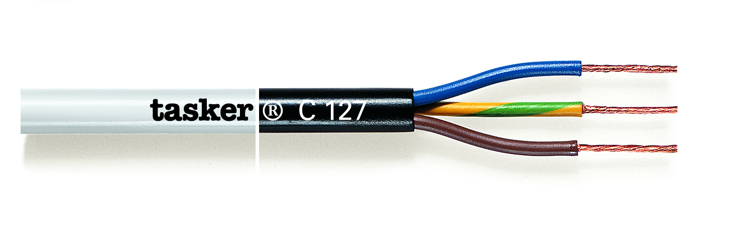 TASKER CAVO C127 3x0,75 NERO - BOB. MT. 100