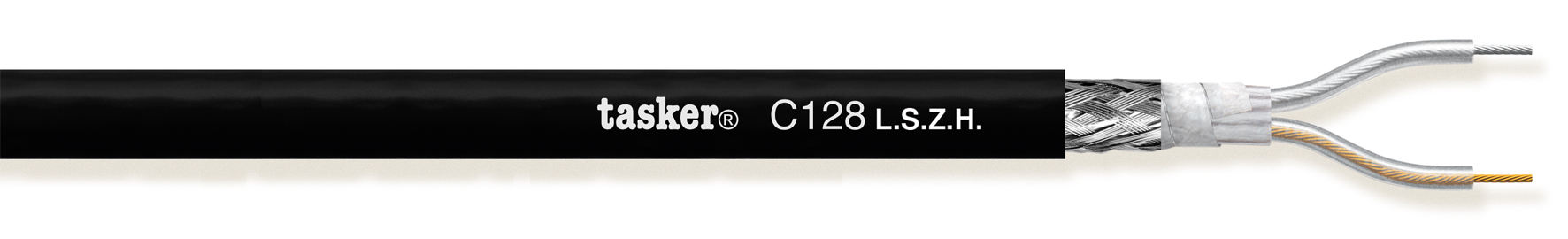 TASKER CAVO C128 LSZH 2x0,35 NERO - BOB. MT. 300