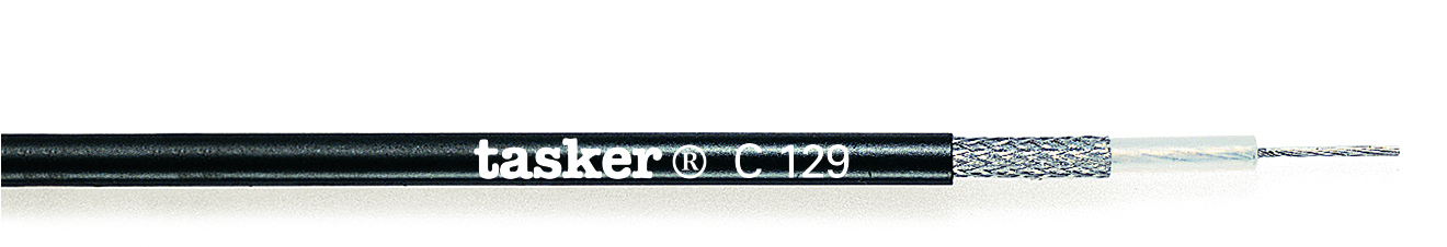 TASKER CAVO C129 1x0,35 NERO - BOB. MT. 100