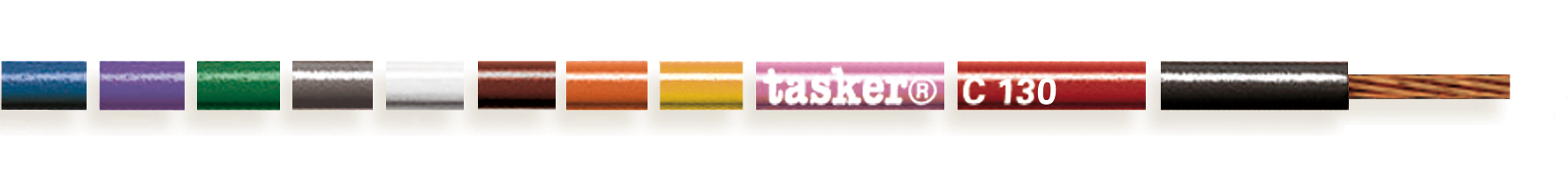 TASKER CAVO C130 1x0,22 NERO - BOB. MT. 200