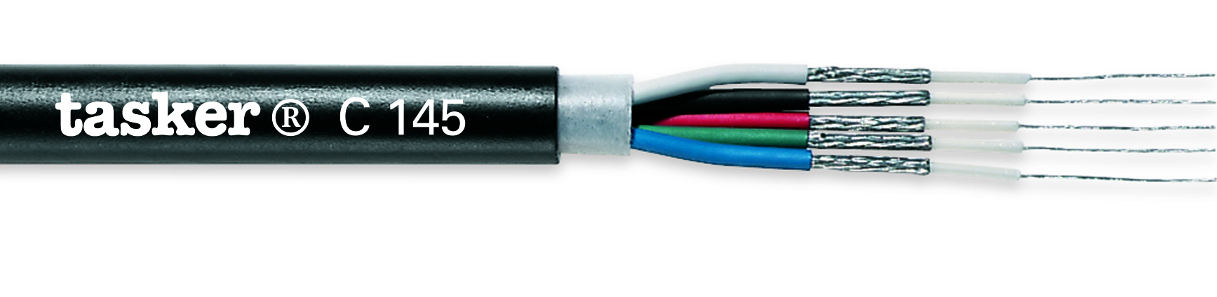 TASKER CAVO C145 5x0,08 NERO - BOB. MT. 100