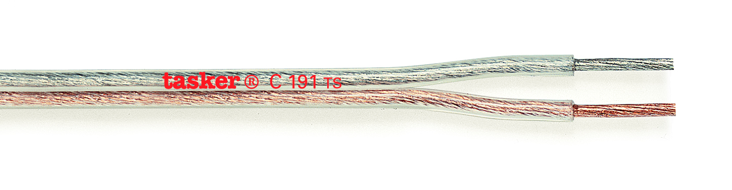 TASKER CAVO C191 TS 2x1,00 TRASPARENTE - BOB. MT. 500