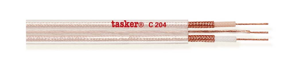 TASKER CAVO C204 2x0,35 TRASPARENTE - BOB. MT. 50