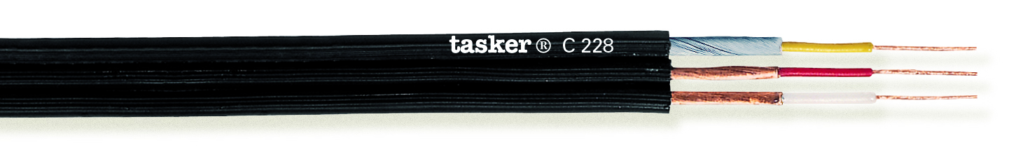 TASKER CAVO C228 1x0,08 + 2x0,14 NERO - BOB. MT. 500