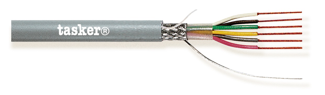 TASKER CAVO C248 12x0,14 GRIGIO - BOB. MT. 100