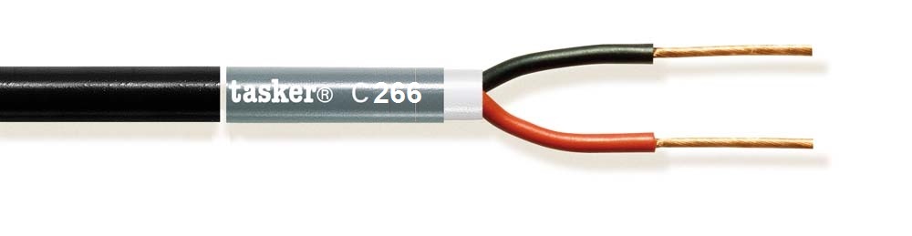 TASKER CAVO C266 2x2,00 NERO - BOB. MT. 500