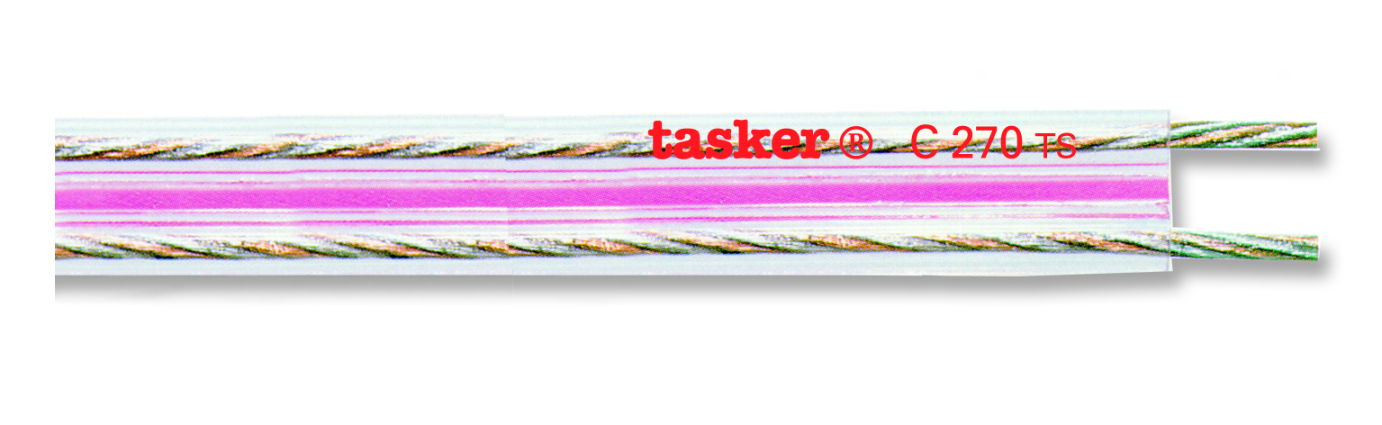 TASKER CAVO C270 TS 2x2,50 TRASPARENTE - BOB. MT. 50