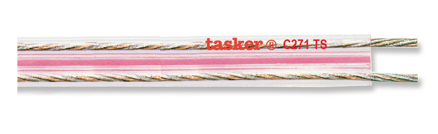 TASKER CAVO C271 TS 2x1,50 TRASPARENTE - BOB. MT. 100