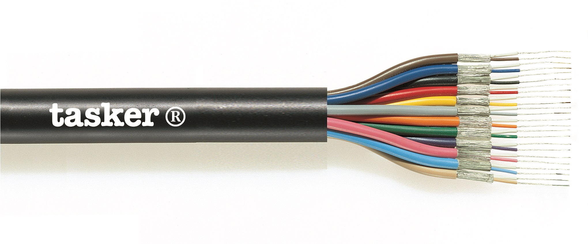 TASKER CAVO C274 4x2x0,08 NERO - BOB. MT. 100