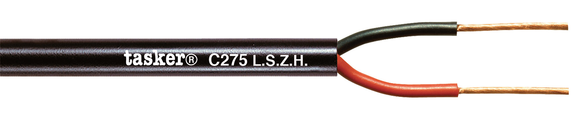 TASKER CAVO C275 LSZH 2x1,50 NERO - BOB. MT. 500
