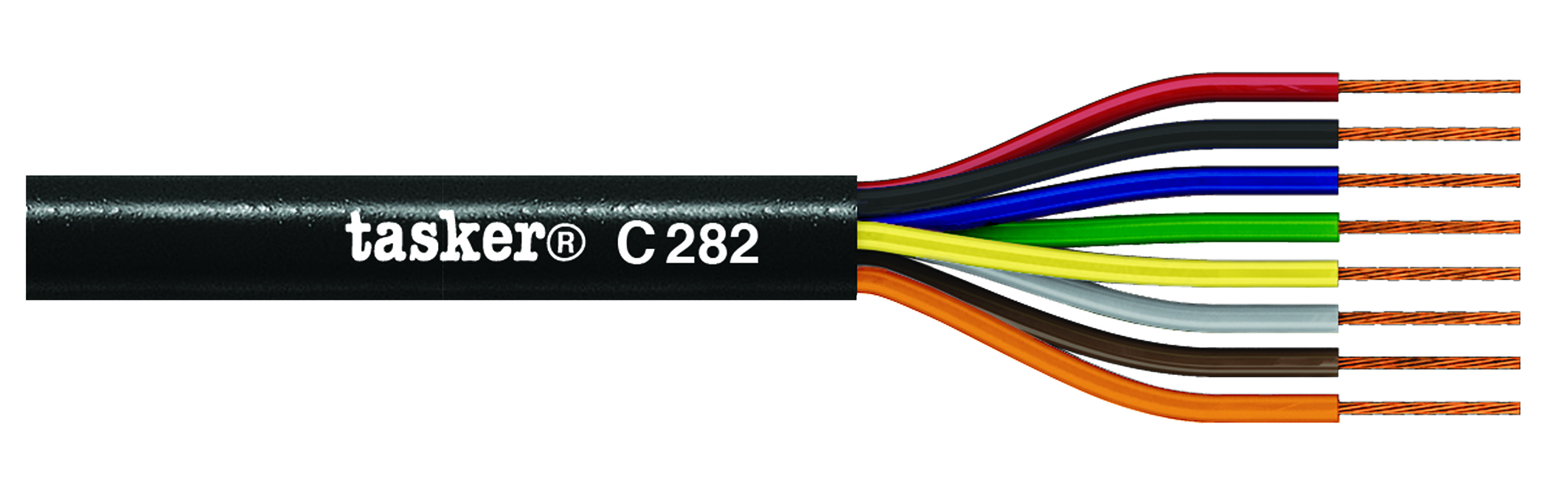 TASKER CAVO C282 8x4,00 NERO - BOB. MT. 100