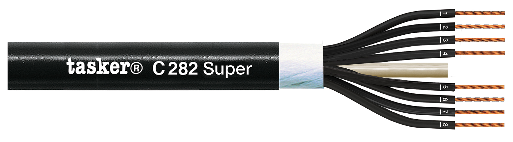 TASKER CAVO C282 SUPER 8x4,00 NERO - BOB. MT. 100