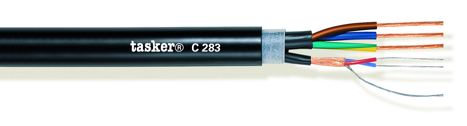 TASKER CAVO C283 1x2x0,22+3x1,50 NERO - BOB. MT. 500