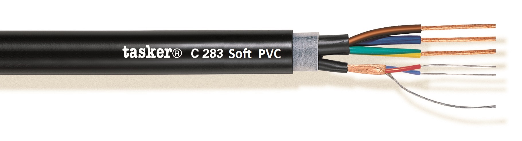 TASKER CAVO C283 PVC SOFT 1x2x0,22+3x1,50 - BOB. MT. 500