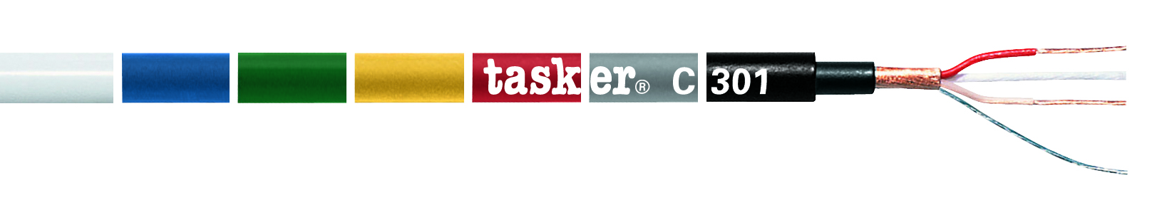 TASKER CAVO C301 1x2x0,22 NERO - BOB. MT. 100