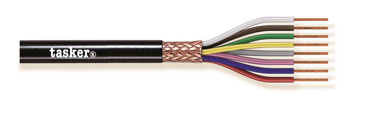TASKER CAVO C4025 4x0,25 NERO - BOB. MT. 500
