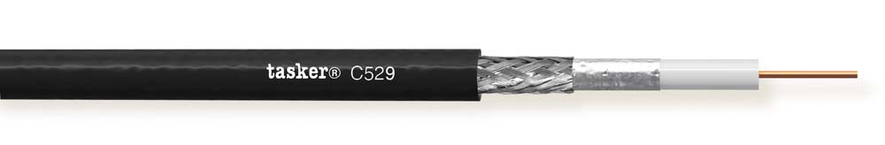 TASKER CAVO C529 1x5,90 NERO - BOB. MT. 100