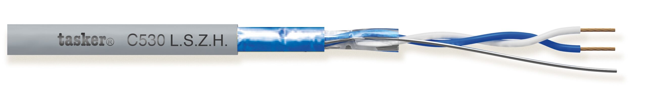 TASKER CAVO C530 1x2x0,33 GRIGIO - BOB. MT. 500