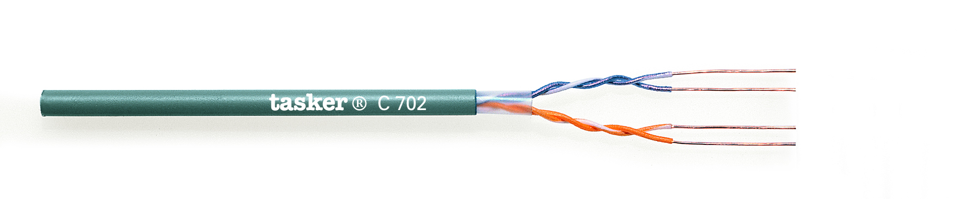 TASKER CAVO C702 2x2x24 GRIGIO - BOB. MT. 500