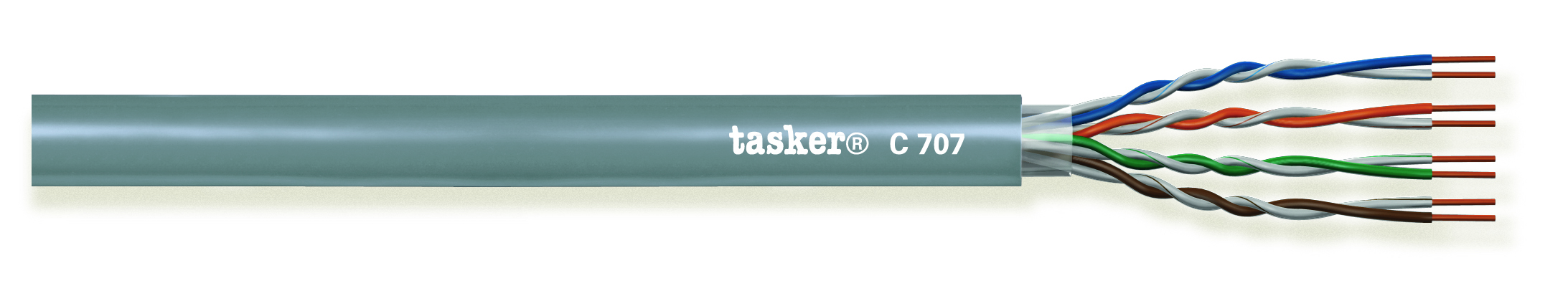 TASKER CAVO C707 4x2x0,22 GRIGIO - BOB. MT. 305