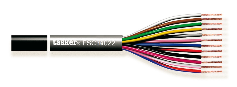 TASKER CAVO FSC16022 16x0,22 GRIGIO - BOB. MT. 100