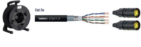 AVVOLGICAVO C725PUR MT.100+2*NE8MX-B+GT310RM