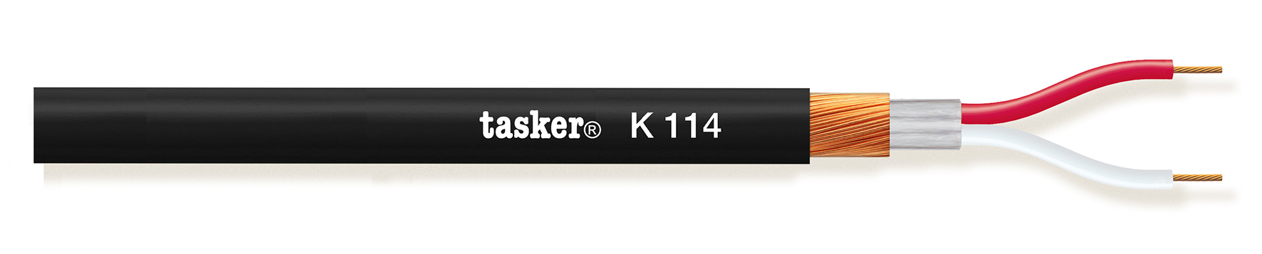 CAVO TASKER K114 NERO 2x0,25 - OFC - CAVO MICROFONICO