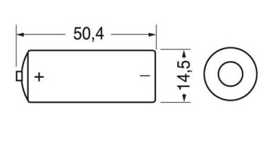 LS 14500 SAFT - Batteria Litio formato 3.6V 2600mAh - immagine 2
