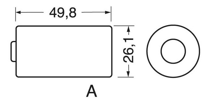 LSH14 SAFT - Pila Litio 1/2 Torcia formato C 3,6V 5.8Ah - immagine 2