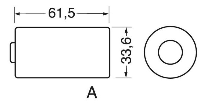 LSH20 SAFT - Batteria Litio formato Torcia D 3,6V 13A - immagine 2