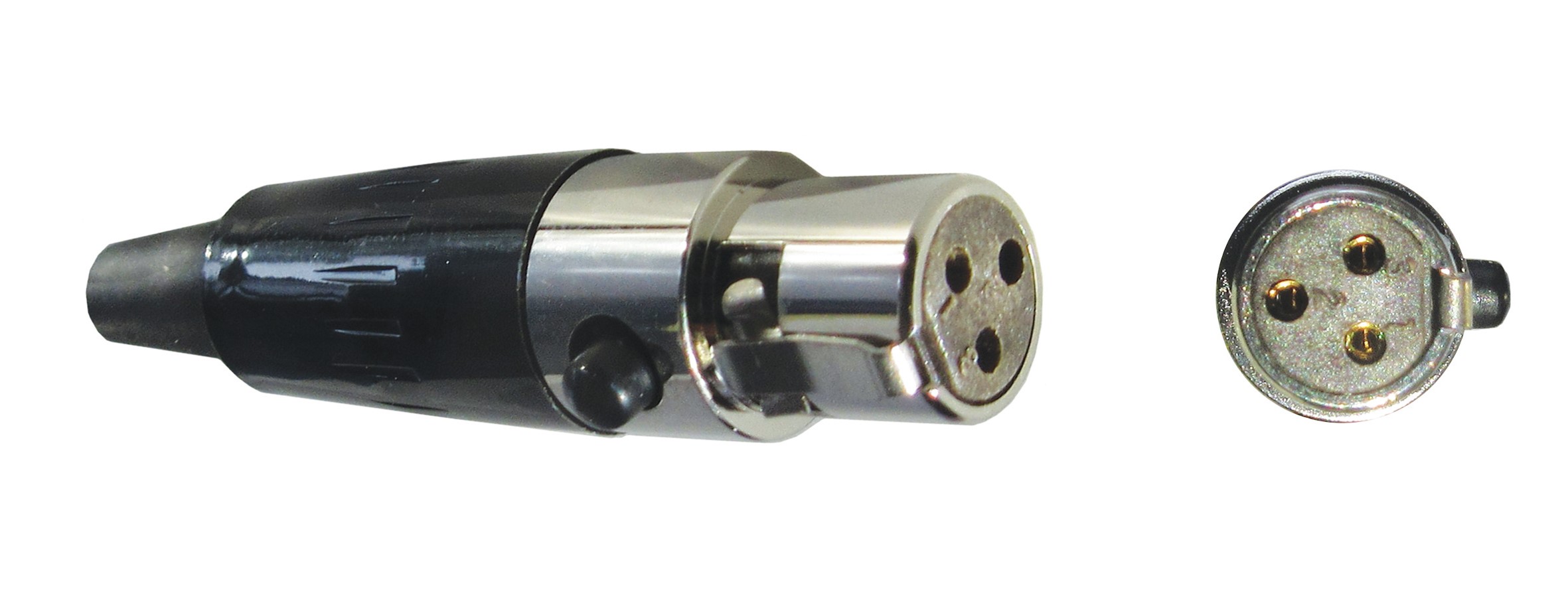 TASKER CONNETTORE AUDIO FEMMINA MINI XLR 3 POLI NERO