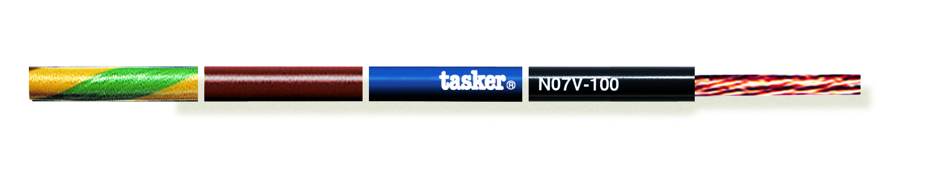 TASKER CAVO N07V-100 1x1,00 GIALLO/VERDE - BOB. MT. 100