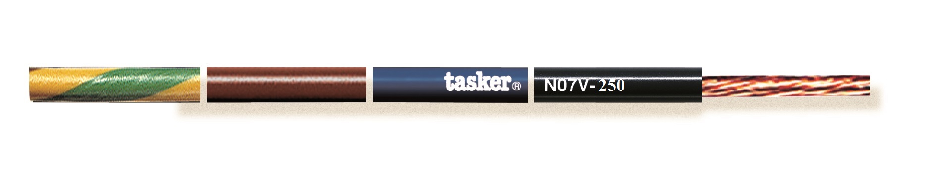 TASKER CAVO N07V-250 1x2,50 MARRONE - BOB. MT. 100