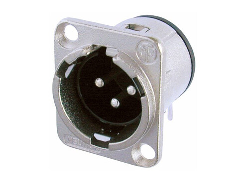 TASKER TN107 - NEUTRIK CONN. XLR 3 POLI MASCHIO DA PANNELLO