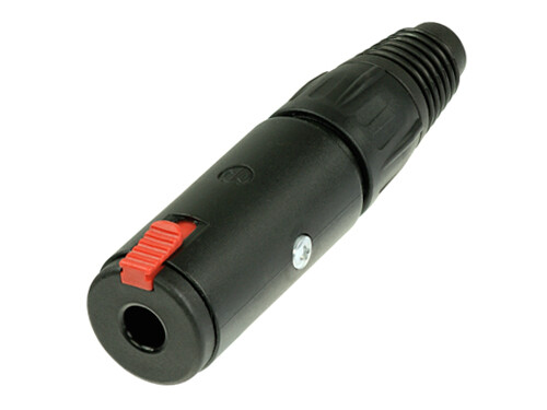 TASKER TN281 - NEUTRIK JACK FEMMINA 6,3 METALLO NERO XMASCHI