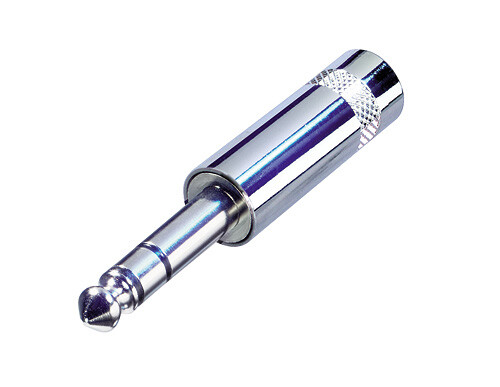 TASKER TN368 - NEUTRIK JACK STEREO MASCHIO 6,3 CORPO METALLO