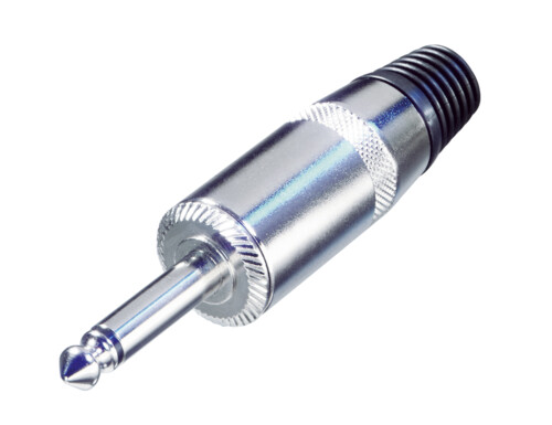 TASKER TN386 - NEUTRIK JACK MONO MASCHIO 6,3 CORPO METALLO