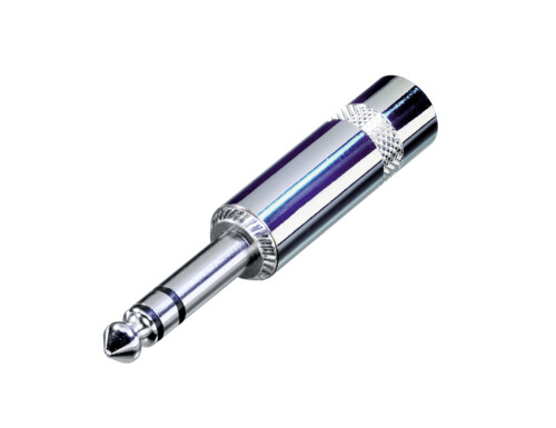 TASKER TN396 - NEUTRIK  JACK STEREO MASCHIO 6,3 CORPO METAL