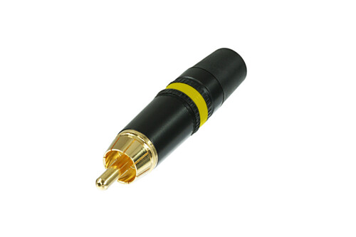 TASKER TN428 - NEUTRIK CONNETTORE RCA MASCHIO GIALLO