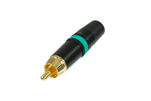 TASKER TN429 - NEUTRIK CONNETTORE RCA MASCHIO VERDE
