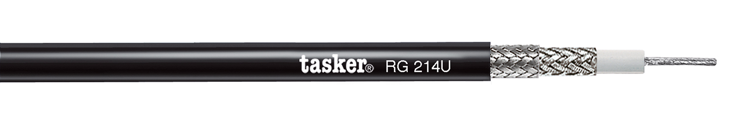 TASKER CAVO RG214 U 1x3,00 50 OHM NERO - BOB. MT. 100