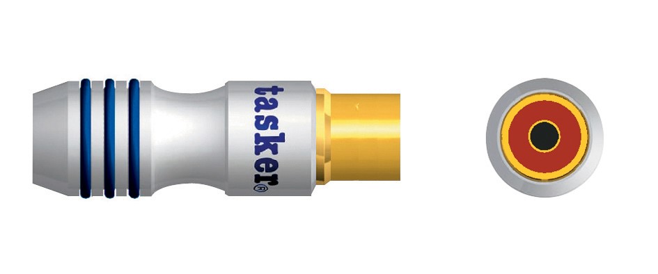 TASKER SP51 CONNETTORE RCA FEMMINA CONTATTI ORO - BLU