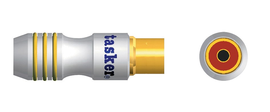 TASKER SP51 CONNETTORE RCA FEMMINA CONTATTI ORO - GIALLO