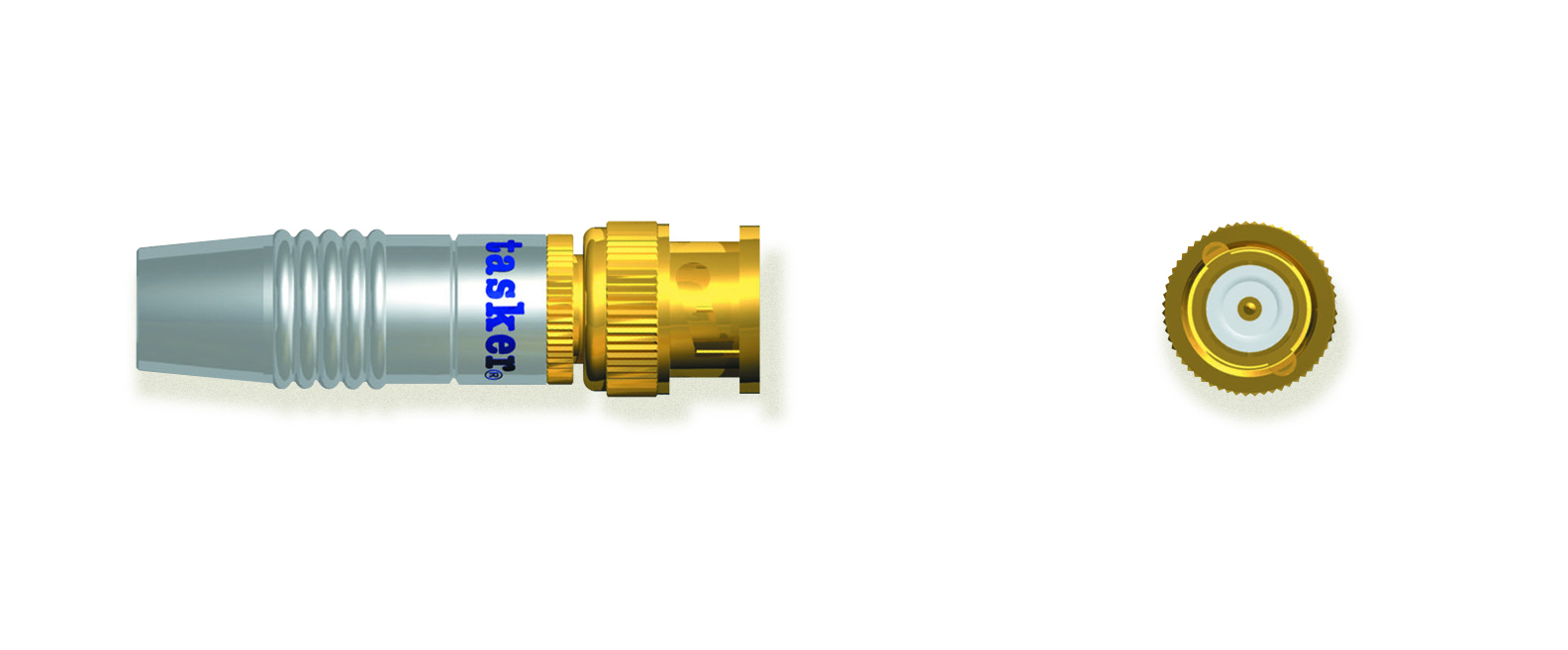TASKER SP53 CONNETTORE BNC A SALDARE 75Ohm CONTATTI DORATI