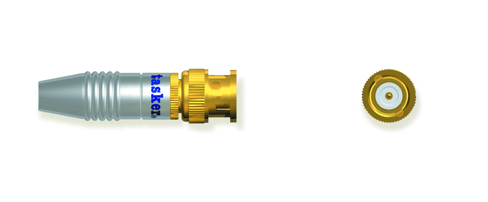 TASKER SP53 CONNETTORE BNC A SALDARE 75Ohm CONTATTI DORATI